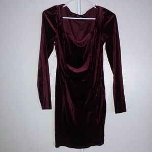 Burgundy Dress